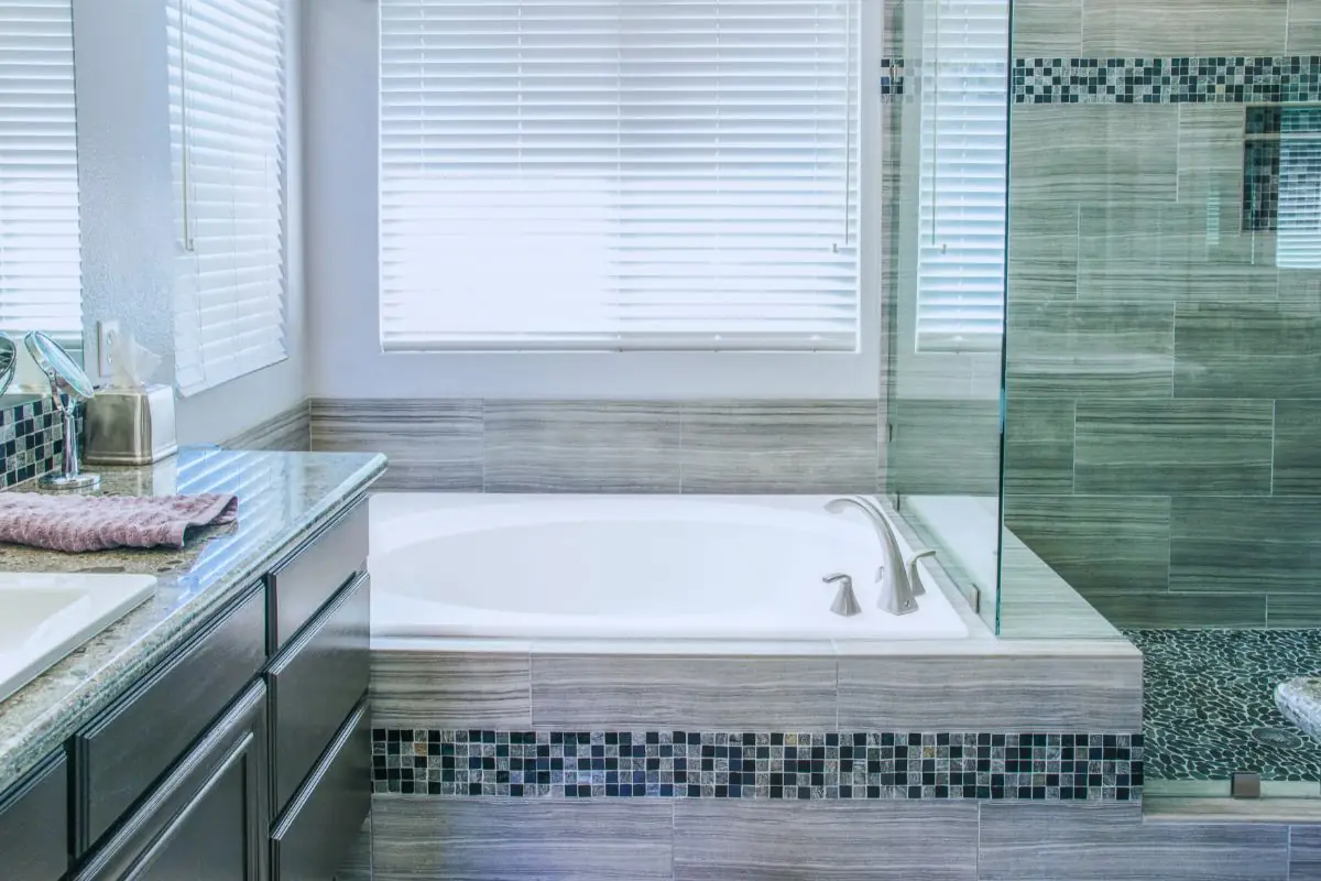 Remodeled modern bathroom