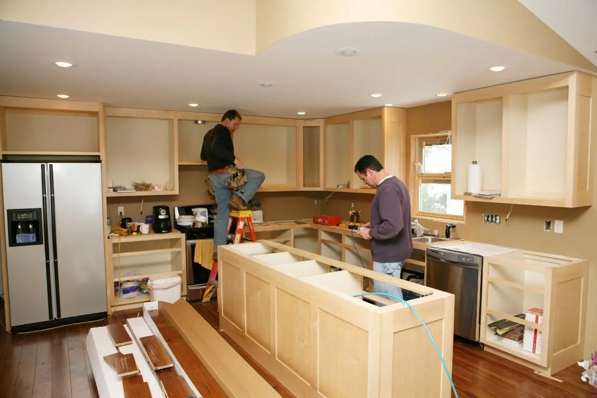 Two kitchen remodeling comtractors for kitchen remodel