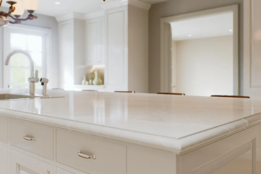 Durable Quartz Countertops in Modern Kitchen