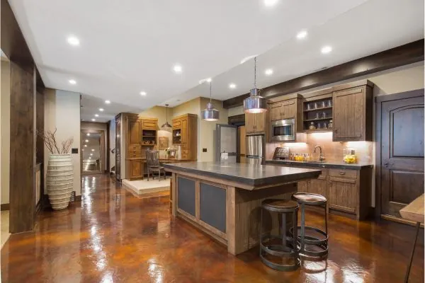 kitchen basement finish in Newton MA