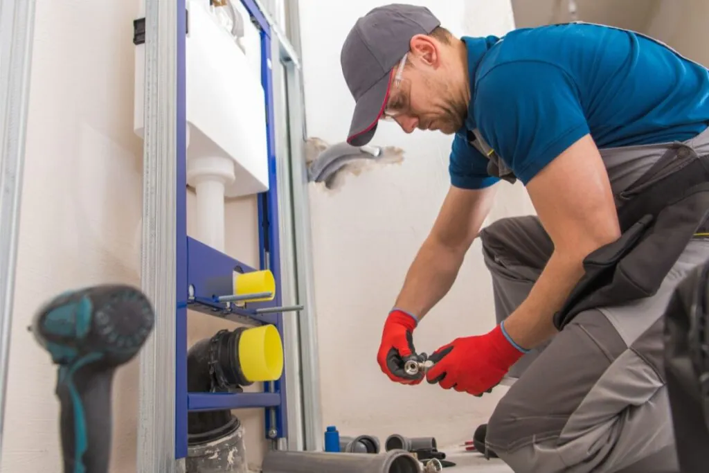 bathroom contractor remodeling bathroom plumbing in Newton MA