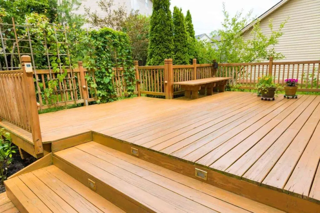 outdoor deck renovation design in Newton MA