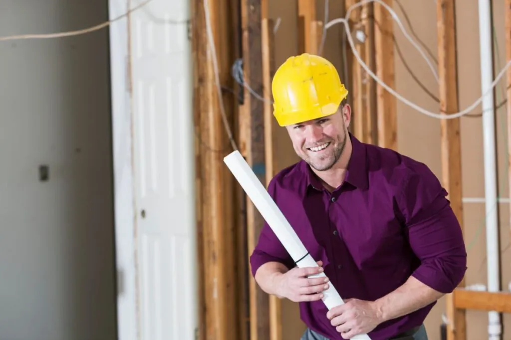 happy male remodeling contractor in Waltham MA